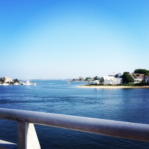 View from the ferry on the way to Nantucket