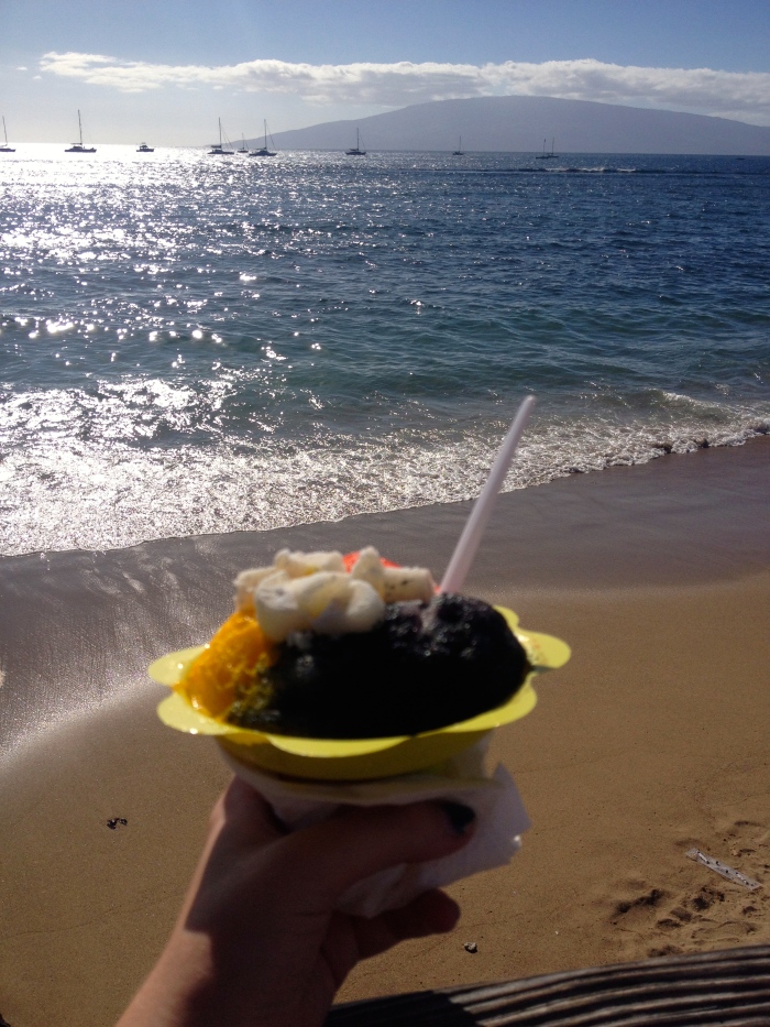 Welcome to Hawaii, have a shave ice